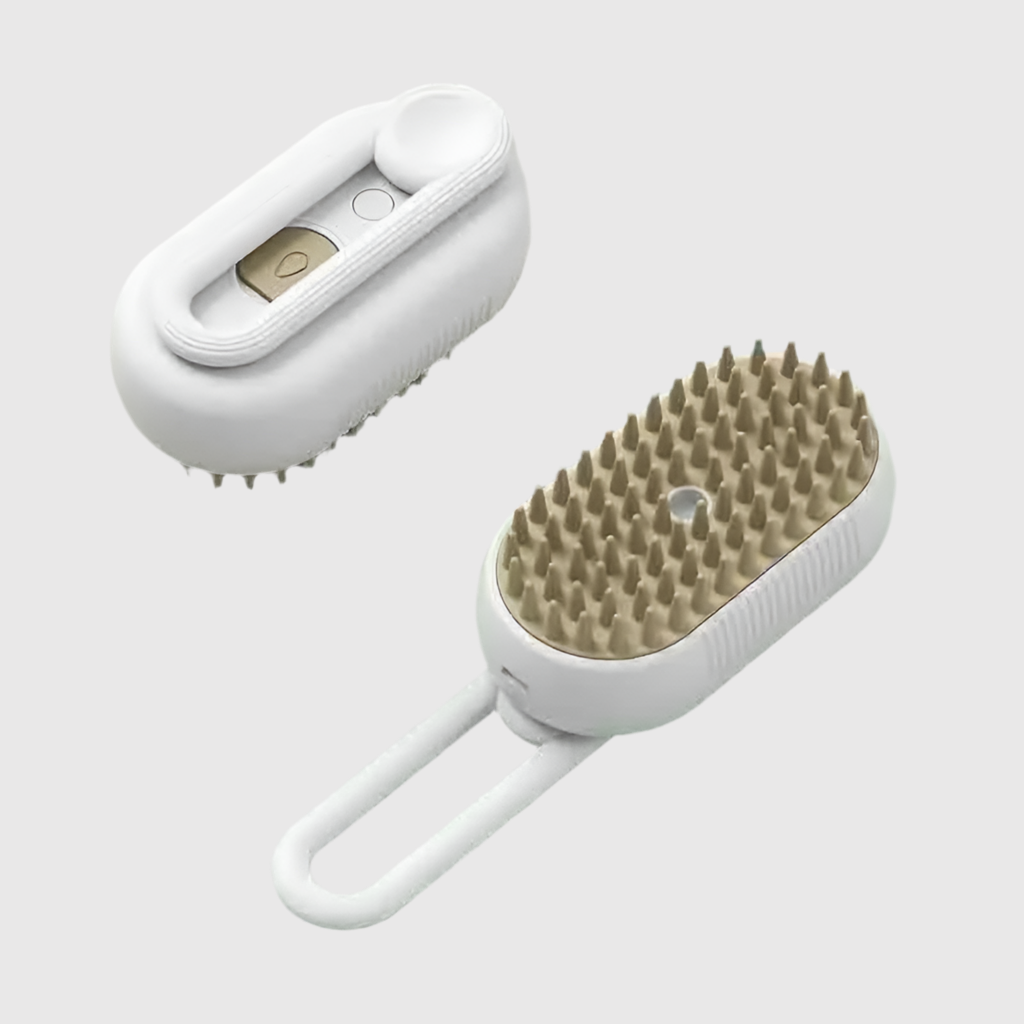 Brosse avec vaporisateur pour chien/chat