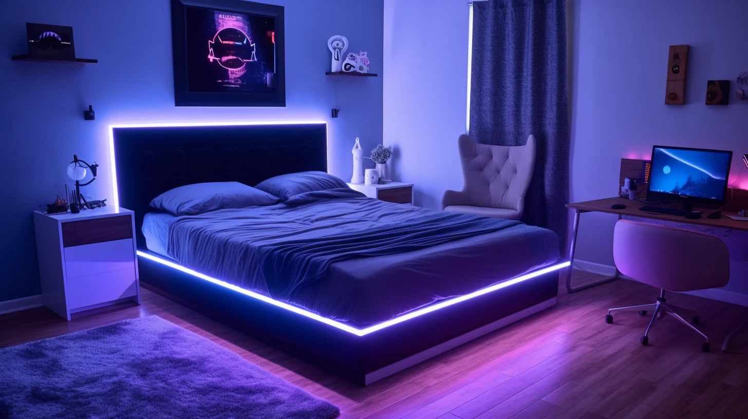 Bande lumineuse LED contrôlée par application Bluetooth