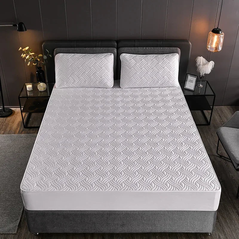 Housse de matelas avec bande élastique. Drap-housse/Protège-matelas